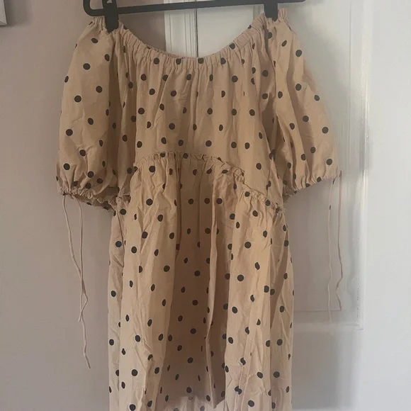 Petal & Pup | Dresses | Off The Shoulder Polka Dot Dress | Poshmark
